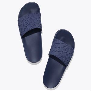 Tory Burch Emboss Logo Slide, Sport Navy
